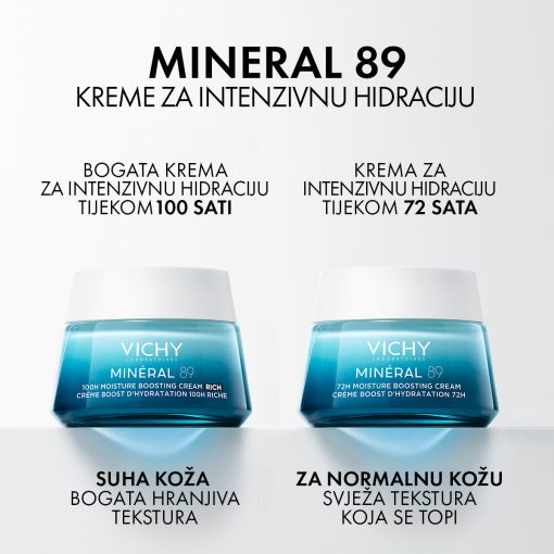 VICHY MINÉRAL 89 krema za intenzivnu hidraciju