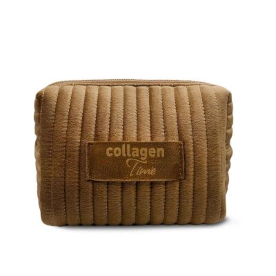 CollagenTime kozmetička torbica, smeđa