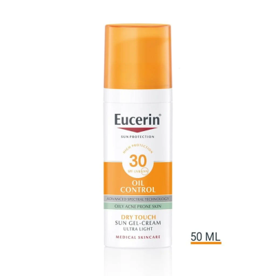 Eucerin Oil Control Dry Touch gel-krema za zaštitu kože lica od sunca SPF 30