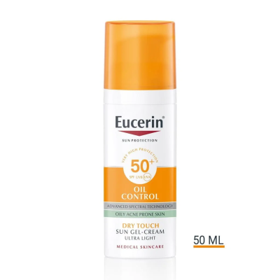 Eucerin Oil Control Dry Touch gel-krema za zaštitu kože lica od sunca SPF 50