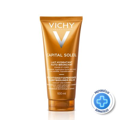 VICHY CAPITAL SOLEIL Hidratantno mlijeko za samotamnjenje, lice i tijelo