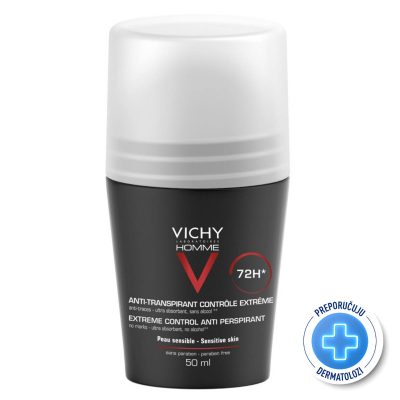 Vichy HOMME - Invisible resist 72h* - Dermo detranspirant - Protiv mrlja I nadraženosti