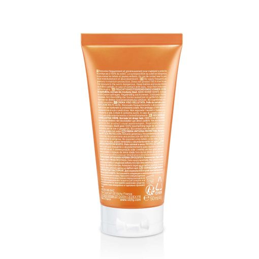 VICHY CAPITAL SOLEIL Baršunasta krema za ljepši izgled kože, normalna do suha osjetljiva koža SPF50+ - Image 3