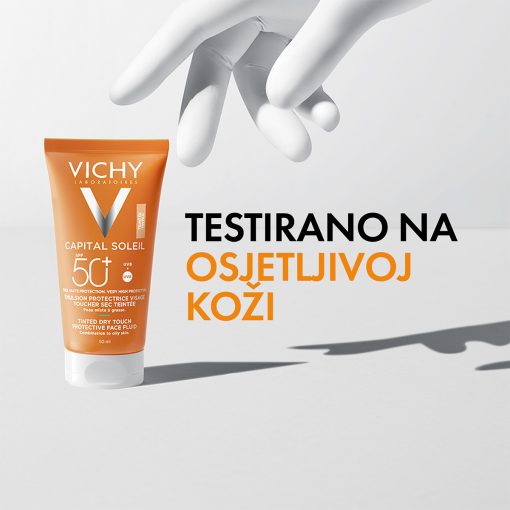 VICHY CAPITAL SOLEIL BB DRY TOUCH tonirani fluid SPF50, 50ml - Image 2