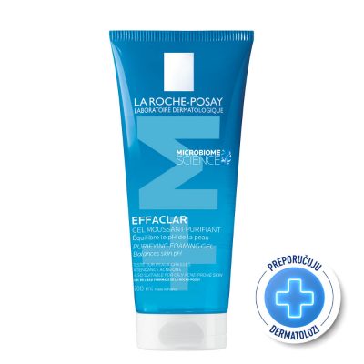 La Roche-Posay EFFACLAR Pjenušavi gel za čišćenje masne, osjetljive kože lica