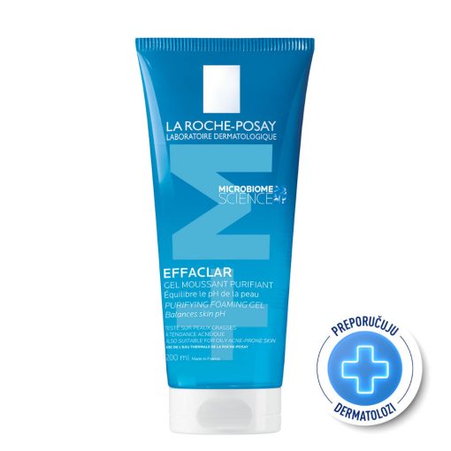 La Roche-Posay EFFACLAR Pjenušavi gel za čišćenje masne, osjetljive kože lica
