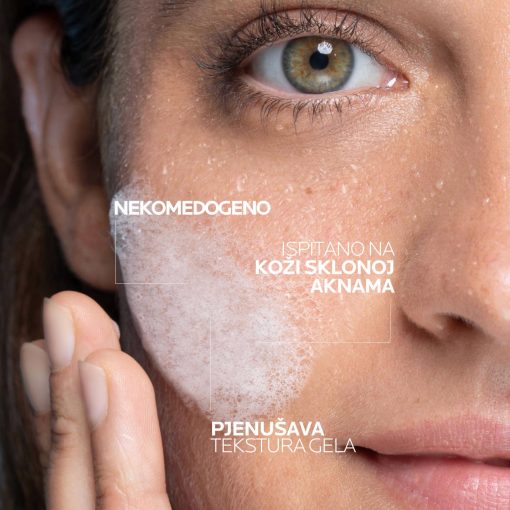 La Roche-Posay EFFACLAR Pjenušavi gel za čišćenje masne, osjetljive kože lica - Image 4