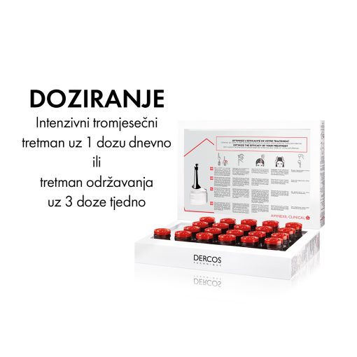 VICHY DERCOS AMINEXIL CLINICAL 5 Ampule protiv ispadanja kose za žene - Image 5