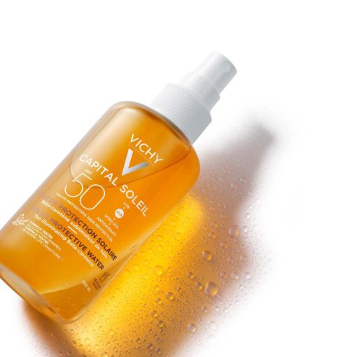 VICHY CAPITAL SOLEIL Hidratantna vodica za zaštitu od sunca za naglašen ten za lice i tijelo SPF30 - Image 4