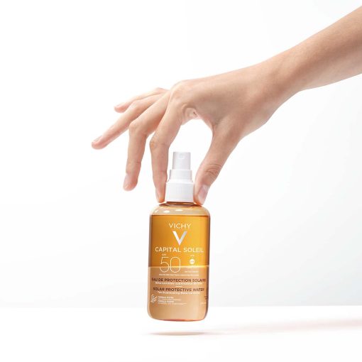 VICHY CAPITAL SOLEIL Hidratantna vodica za zaštitu od sunca za naglašen ten za lice i tijelo SPF30 - Image 2