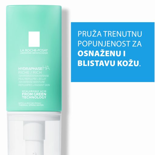La Roche-Posay HYDRAPHASE HA Bogata hidratantna njega za punoću suhe kože - Slika 3
