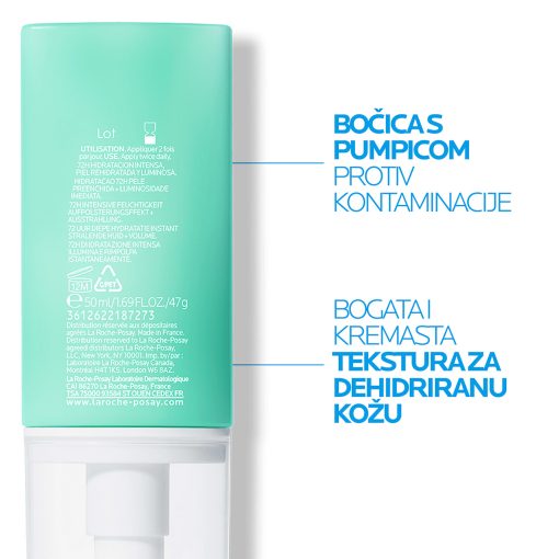 La Roche-Posay HYDRAPHASE HA Lagana hidratantna njega za punoću normalne do mješovite kože - Slika 3