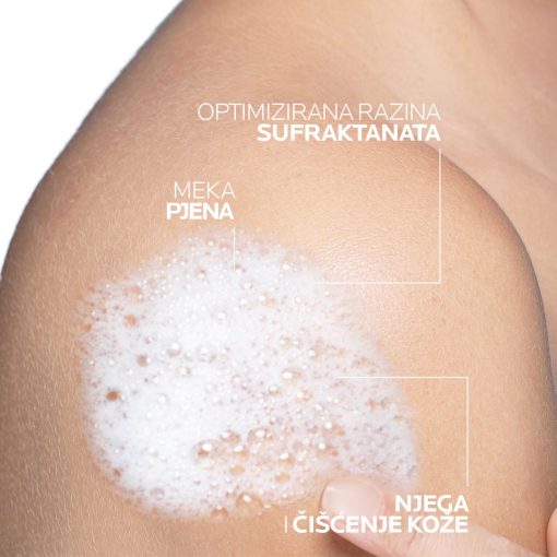 La Roche-Posay LIPIKAR SYNDET AP+ Kremasti gel za tuširanje protiv nadraženosti i svrbeža, pogodno za bebe, djecu i odrasle REFILL - Image 3