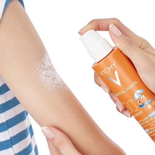 VICHY CAPITAL SOLEIL Vodeni fluid u spreju za djecu za zaštitu stanica kože SPF50+ - Slika 6