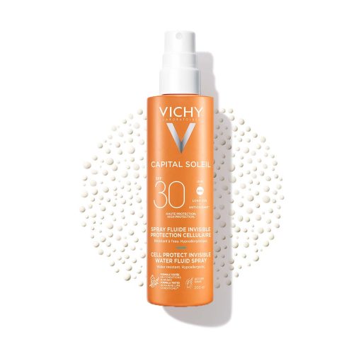 VICHY CAPITAL SOLEIL Vodeni fluid u spreju za zaštitu stanica kože SPF30 - Slika 2