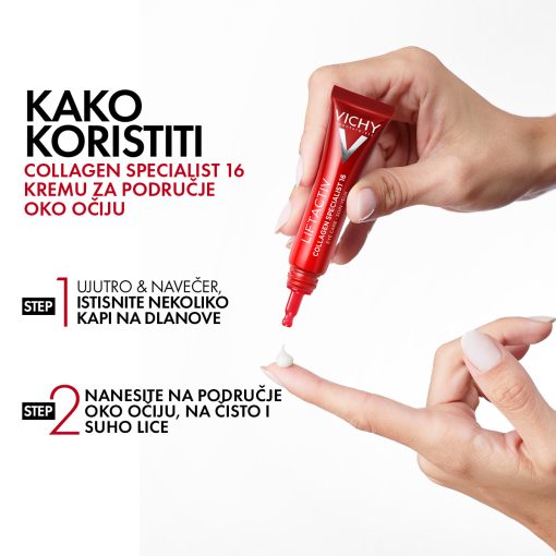 LIFTACTIV COLLAGEN SPECIALIST 16 KREMA ZA PODRUČJE OKO OČIJU - Slika 4