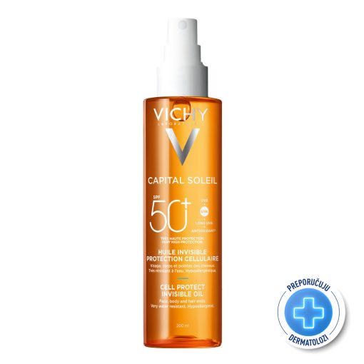 Vichy CAPITAL SOLEIL Zaštitno ulje za lice, tijelo i vrhove kose SPF30+