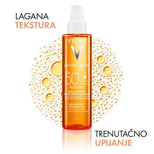 Vichy CAPITAL SOLEIL Zaštitno ulje za lice, tijelo i vrhove kose SPF30+ - Slika 3