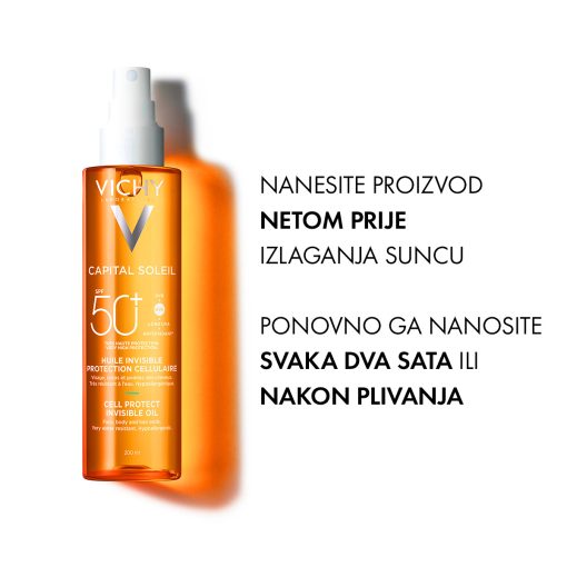 Vichy CAPITAL SOLEIL Zaštitno ulje za lice, tijelo i vrhove kose SPF30+ - Slika 6