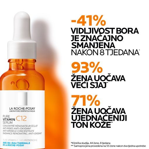La Roche-Posay PURE VITAMIN C12 Serum protiv bora za vraćanje sjaja - Slika 4