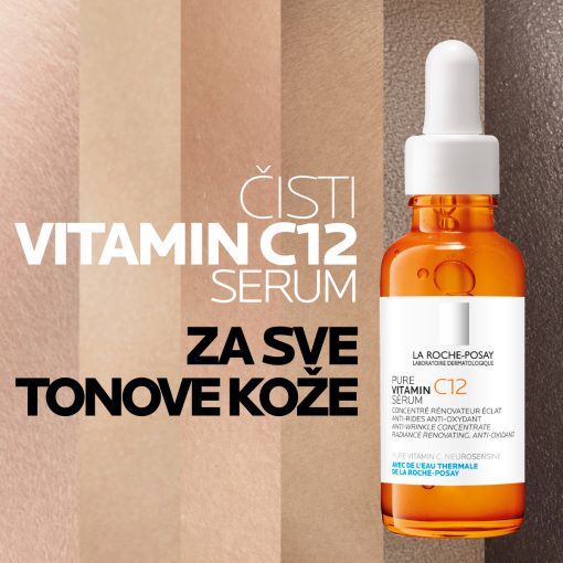 La Roche-Posay PURE VITAMIN C12 Serum protiv bora za vraćanje sjaja - Slika 2