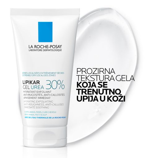 La Roche-Posay LIPIKAR gel s 30% ureje za ciljanu primjenu na suha i gruba područja kože - Image 2