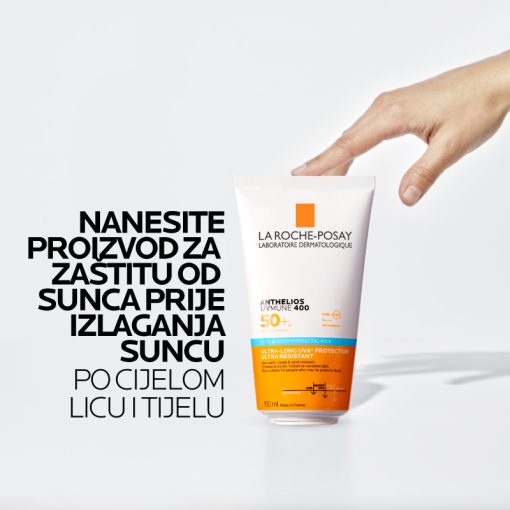 La Roche-Posay ANTHELIOS Hidratantno mlijeko za zaštitu od sunca za lice i tijelo SPF50+ - Slika 2