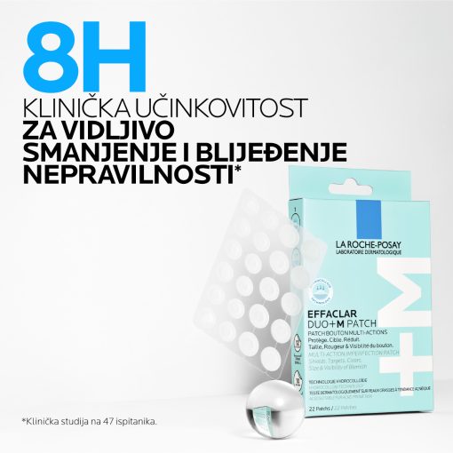 La Roche-Posay EFFACLAR DUO+M VIŠENAMJENSKI FLASTERI PROTIV NEPRAVILNOSTI - 22 FLASTERA - Slika 3