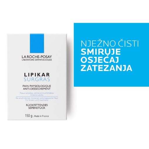 La Roche-Posay LIPIKAR SURGRAS Tvrdi sindet (sapun) - Image 2