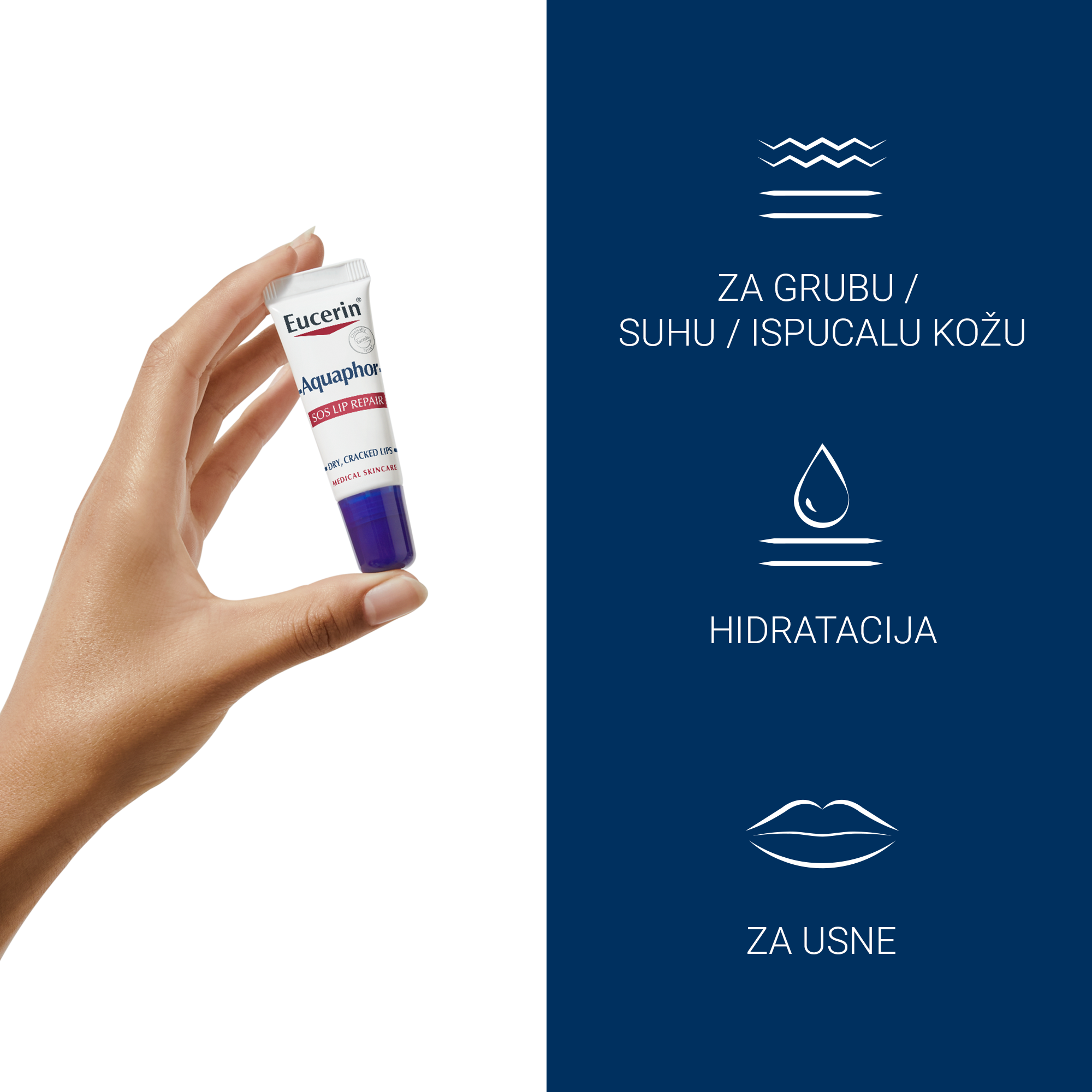 Eucerin Aquaphor SOS balzam za usne - Slika 3