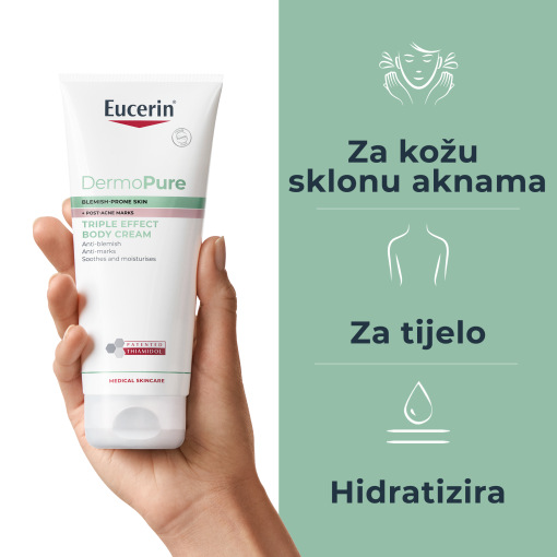 Eucerin Dermopure krema za tijelo s trostrukim djelovanjem - Slika 3