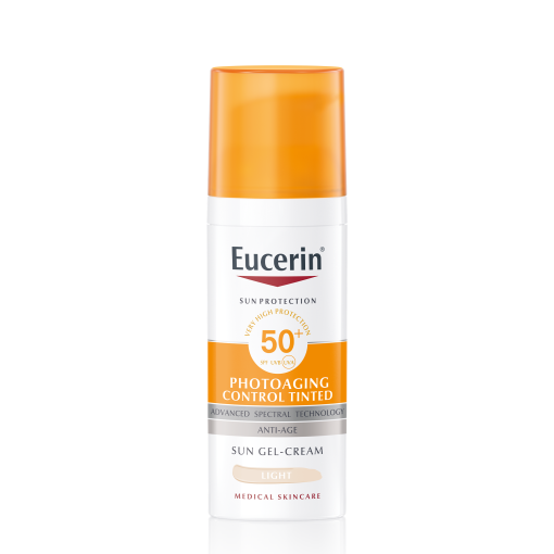 Eucerin Oil Control tinted gel-krema za zaštitu kože lica od sunca SPF 50+, svijetla nijansa - Slika 6