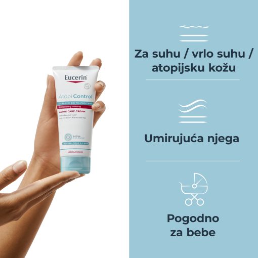 Eucerin AtopiControl Akut krema za njegu kože sklone crvenilu - Slika 4