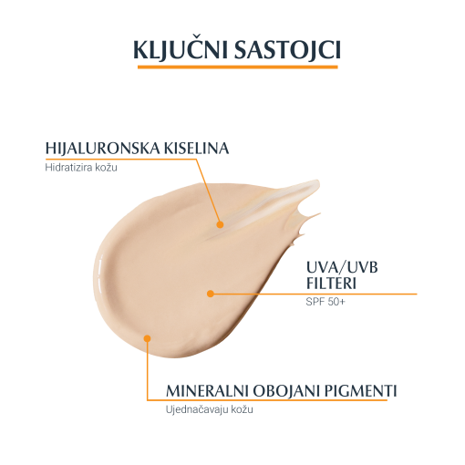 Eucerin Oil Control tinted gel-krema za zaštitu kože lica od sunca SPF 50+, svijetla nijansa - Slika 2