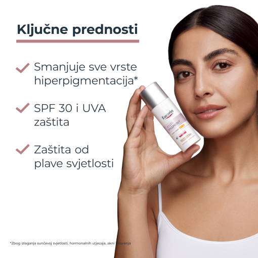 Eucerin Anti-Pigment dnevna tonirana njega SPF 30, srednje tamna nijansa - Slika 2