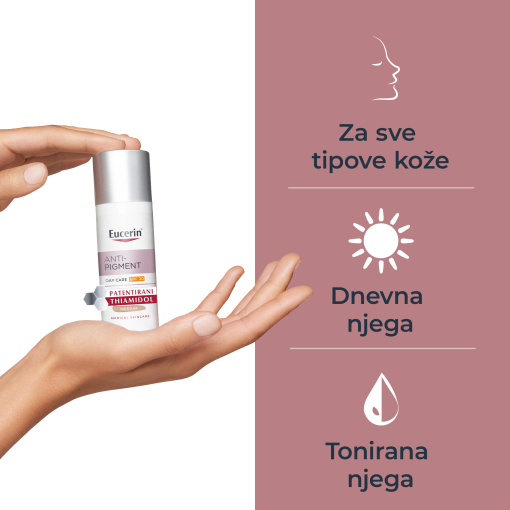 Eucerin Anti-Pigment dnevna tonirana njega SPF 30, srednje tamna nijansa - Slika 3