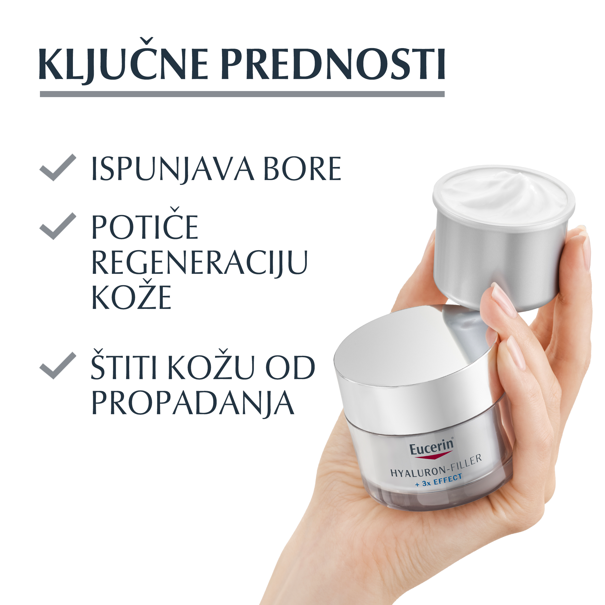 Eucerin Hyaluron-Filler Refill noćna krema - Slika 4