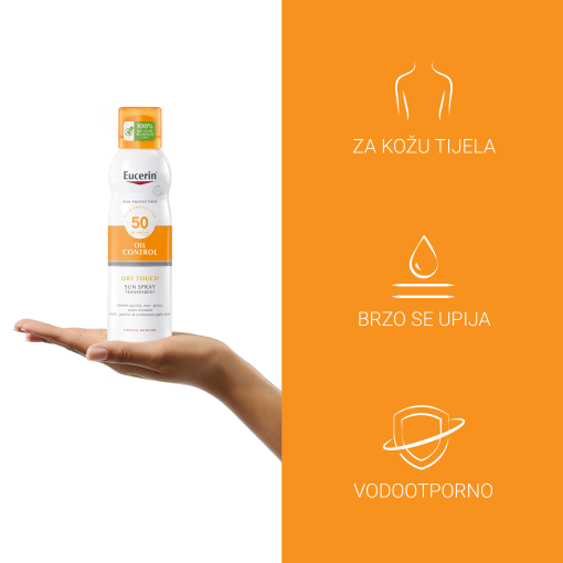 Eucerin Oil Control Dry Touch sprej SPF 50 - Slika 3