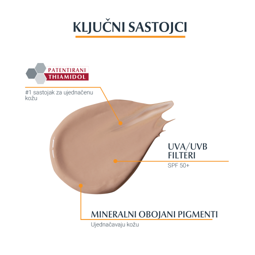 Eucerin Pigment Control tinted gel-krema za zaštitu kože lica od sunca SPF 50+, srednje tamna nijansa - Slika 2