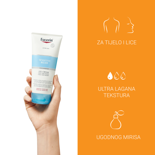 Eucerin Sensitive Relief gel krema za njegu kože nakon sunčanja - Slika 2