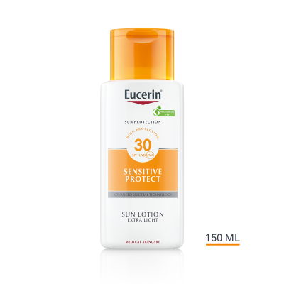 Eucerin Sensitive Protect ekstra lagani losion za zaštitu od sunca SPF 30