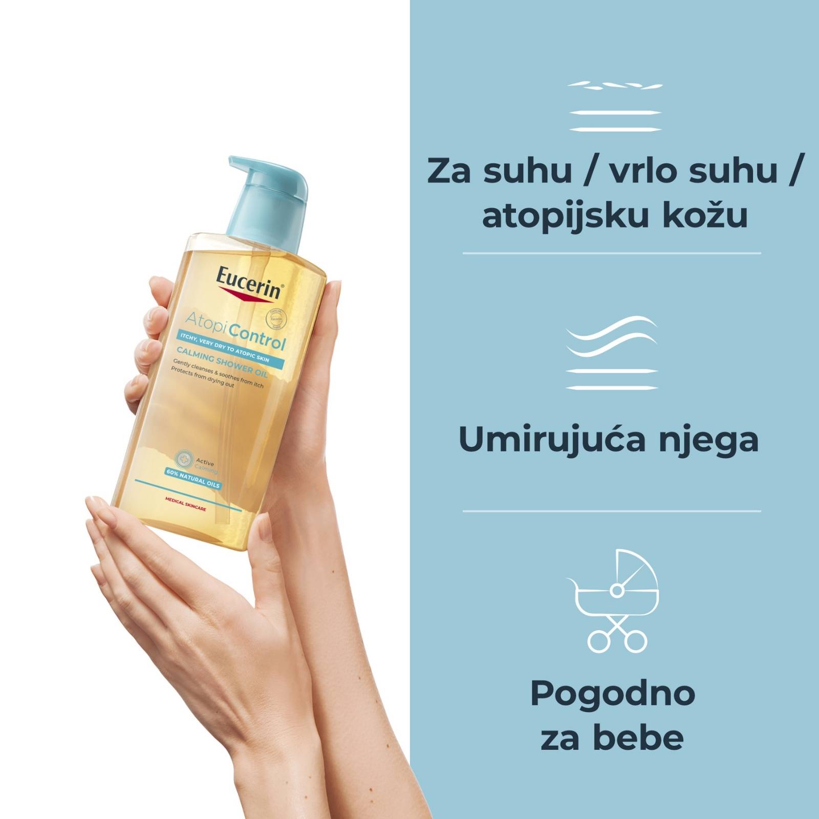 Eucerin AtopiControl ulje za pranje - Slika 4