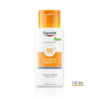 Eucerin Sensitive Protect ekstra lagani losion za zaštitu od sunca SPF 50+