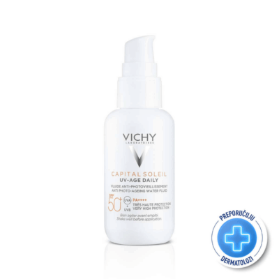 VICHY CAPITAL SOLEIL UV-Age Daily Vodeni fluid za zaštitu od sunca protiv fotostarenja SPF50+