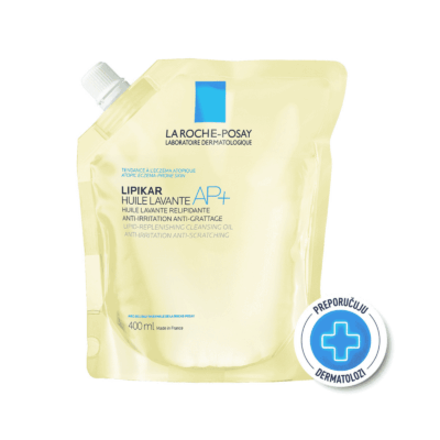La Roche-Posay LIPIKAR HUILE LAVANTE AP+ Ulje za kupanje protiv nadraženosti i svrbeža, pogodno za bebe, djecu i odrasle REFILL