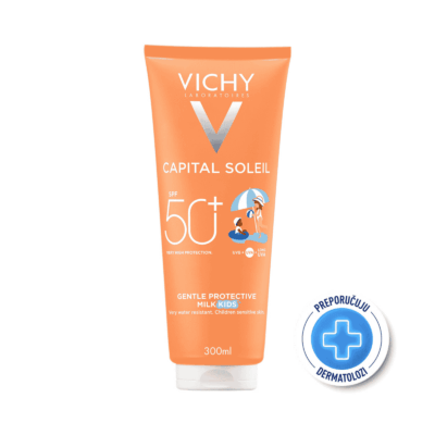 VICHY CAPITAL SOLEIL Мlijeko za zaštitu osjetljive dječje kože od sunca za lice i tijelo SPF50+