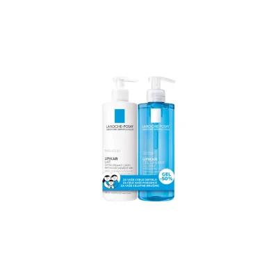 La roche posay lipikar lait 400ml+ lipikar gel lavant 400ml promo