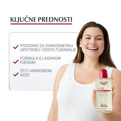 Eucerin pH5 blagi gel za tuširanje - Slika 3