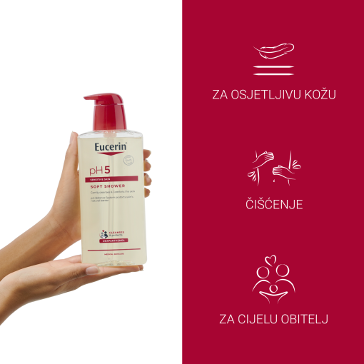 Eucerin pH5 blagi gel za tuširanje - Slika 4