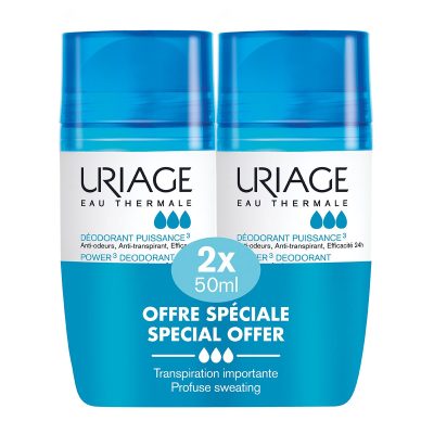 Uriage Dezodorans 3 activ roll on 1+1 GRATIS